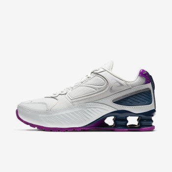 Nike Shox Enigma 9000 - Női Utcai Cipő - Kék/Lila/Titán